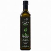 Attica Food оливковое масло GREEN Extra Virgin 0,2% нефильтр. с п/о Пелопоннес 500мл стекло 