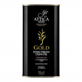 Attiсa Food GOLD оливковое масло Extra Virgin Premium c п/o Пелопоннес 1л жесть