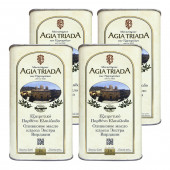 Agia Triada Монастырское оливковое масло Extra Virgin с о.Крит 4штx1л жесть (1шт=1672р)