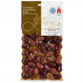 Attica Food оливки "Kalamаtа" c п/о Пелопоннес PREMIUM в оливковом масле Extra Virgin 250г вакуум 