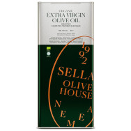 Sellas оливковое масло Extra Virgin 0,3% Organic (Bio) c п/o Пелопоннес 5л жесть 