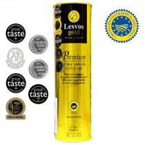 Lesvos gold P.G.I. оливковое масло Extra Virgin PREMIUM с o.Лесбос 1л жесть
