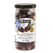 Delphi маслины "Kalamata" сушеные c п/o Пелопоннес 200г стекло