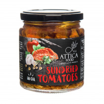 Вяленые помидоры в подсолнечном масле Attica Food 270г стекло
