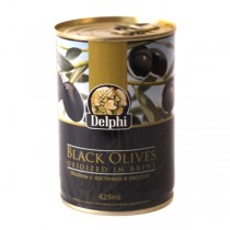 Delphi маслины в рассоле 400г жесть