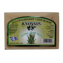 Knossos натуральное оливковое мыло c алоэ 100г