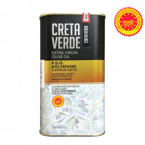 Creta Verde оливковое масло Extra Virgin P.D.O. Kolymvari с о.Крит 1л жесть