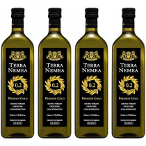 Terra Nemea PREMIUM GOLD оливковое масло Extra Virgin 0,2% c п/o Пелопоннес 4штx1л стекло (1шт=1672р)