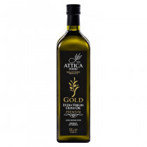 Attiсa Food GOLD оливковое масло Extra Virgin Premium c п/o Пелопоннес 1л стекло