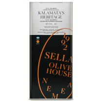 Sellas оливковое масло Extra Virgin P.D.O. Kalamata c п/o Пелопоннес 5л жесть 