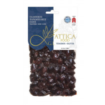 Attica Food оливки вяленые "Трумба" с о.Тасcос в оливковом масле Extra Virgin 250г вакуум 